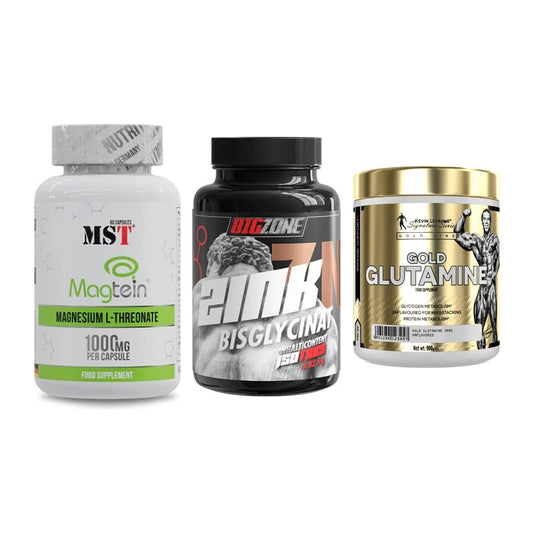 Ausdauer-Set: MST Magnesium + Big Zone Zink + Kevin Levrone – alle enthaltenen Artikel