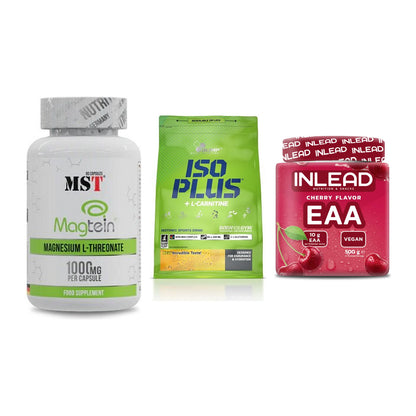 Ausdauer-Set: MST Magnesium + Olimp Iso Plus + INLEAD EAA – alle enthaltenen Artikel