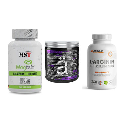 Ausdauer-Set: MST Magnesium + Nanosupps Hype + ProFuel L-Argini – alle enthaltenen Artikel