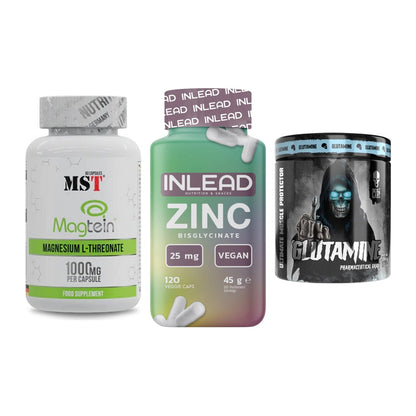 Ausdauer-Set: MST Magnesium + INLEAD Zink + Skull Labs – alle enthaltenen Artikel
