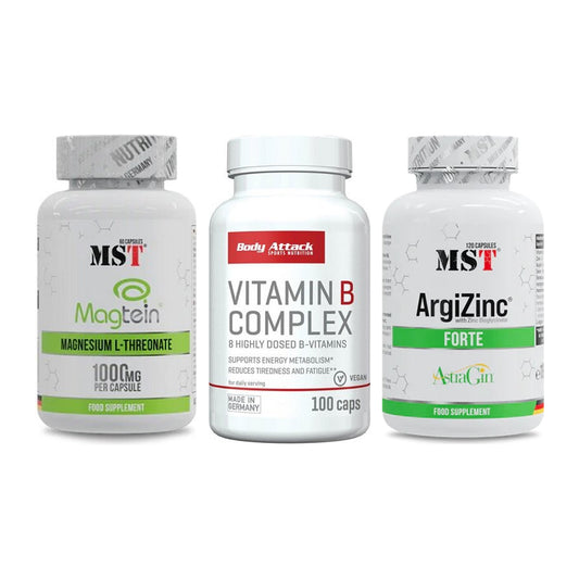 Ausdauer-Set: MST Magnesium + Body Attack + MST ArgiZinc – alle enthaltenen Artikel