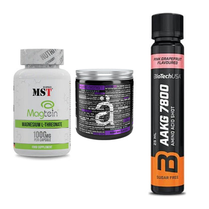 Ausdauer-Set: MST Magnesium + Nanosupps Hype + BioTech AAKG – alle enthaltenen Artikel