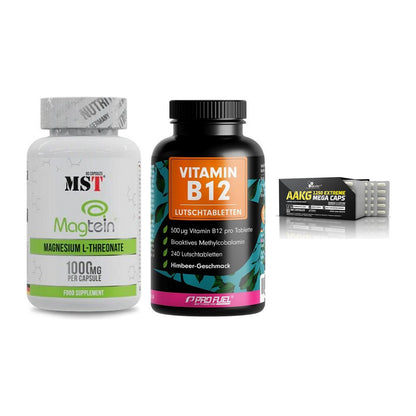 Ausdauer-Set: MST Magnesium + ProFuel Vitamin + Olimp AAKG – alle enthaltenen Artikel