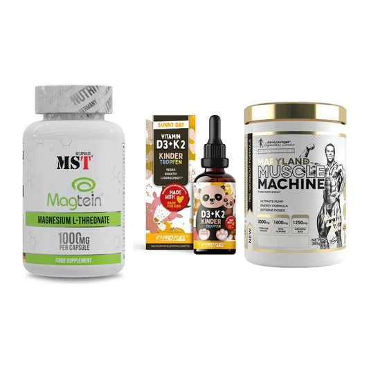 Ausdauer-Set: MST Magnesium + ProFuel VITAMIN + Kevin Levrone – alle enthaltenen Artikel