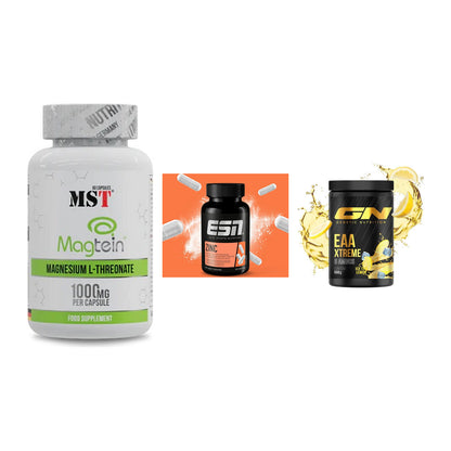 Ausdauer-Set: MST Magnesium + ESN Zinc + GN EAA Xtreme – alle enthaltenen Artikel