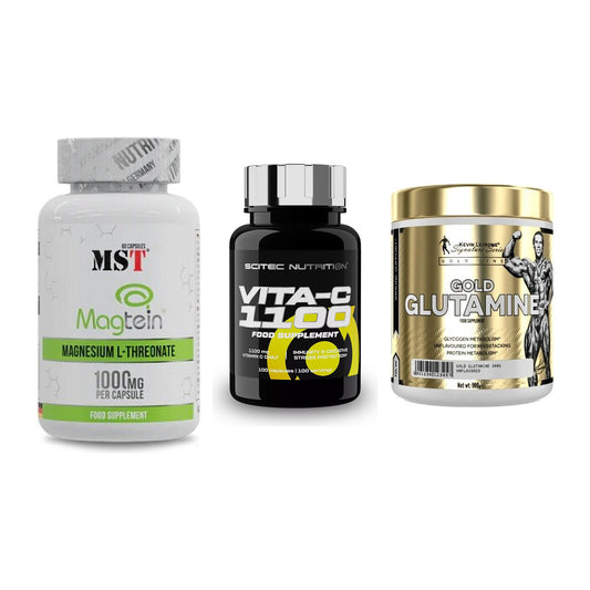 Ausdauer-Set: MST Magnesium + Scitec Vitamin C + Kevin Levrone – alle enthaltenen Artikel