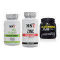Ausdauer-Set: MST Magnesium + MST Zinc Chelate + Olimp L-Glutamin – alle enthaltenen Artikel