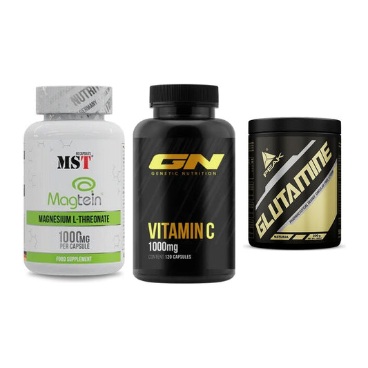 Ausdauer-Set: MST Magnesium + GN Vitamin C + Peak Glutamin – alle enthaltenen Artikel