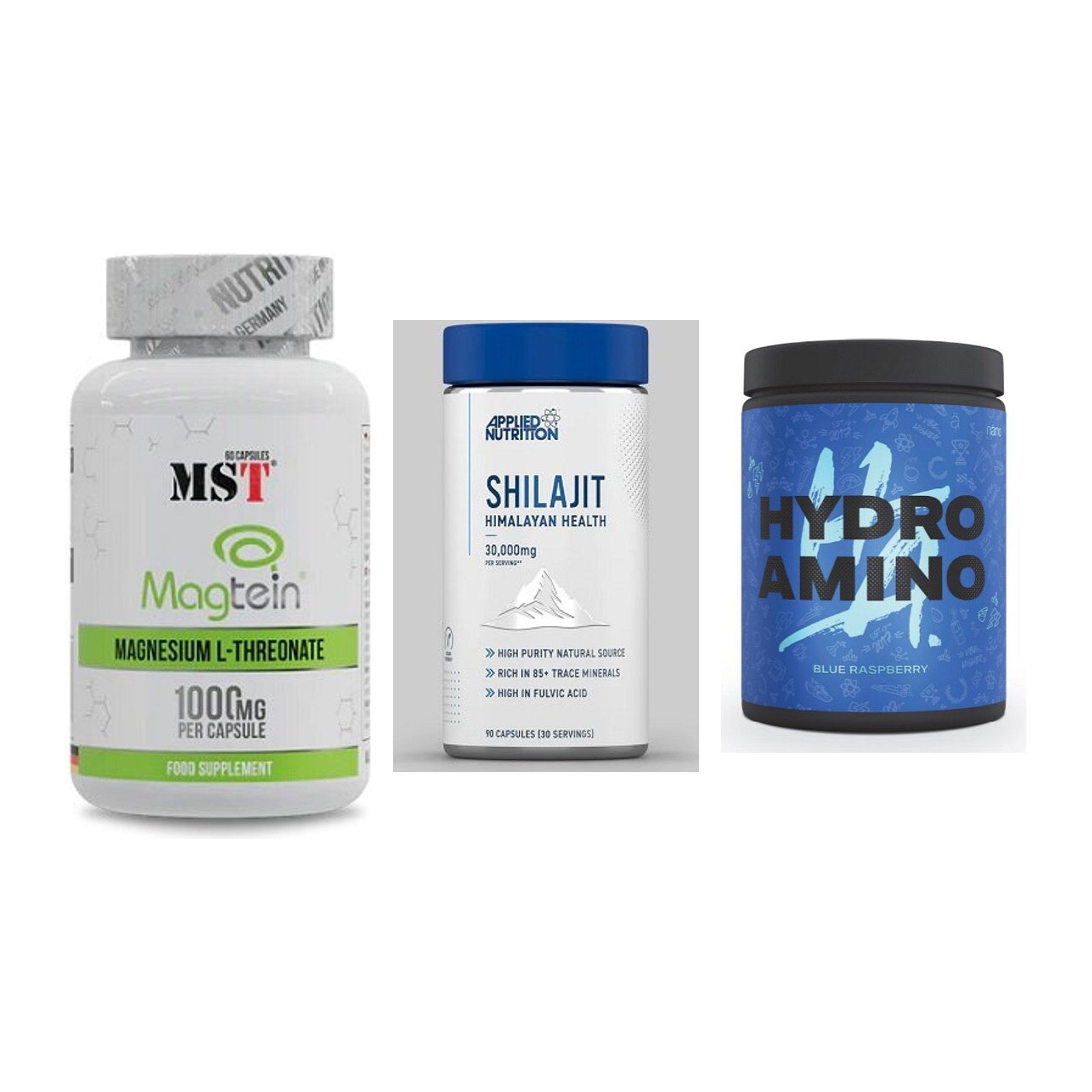 Ausdauer-Set: MST Magnesium + Applied Nutritio + Nanosupps Hydro – alle enthaltenen Artikel