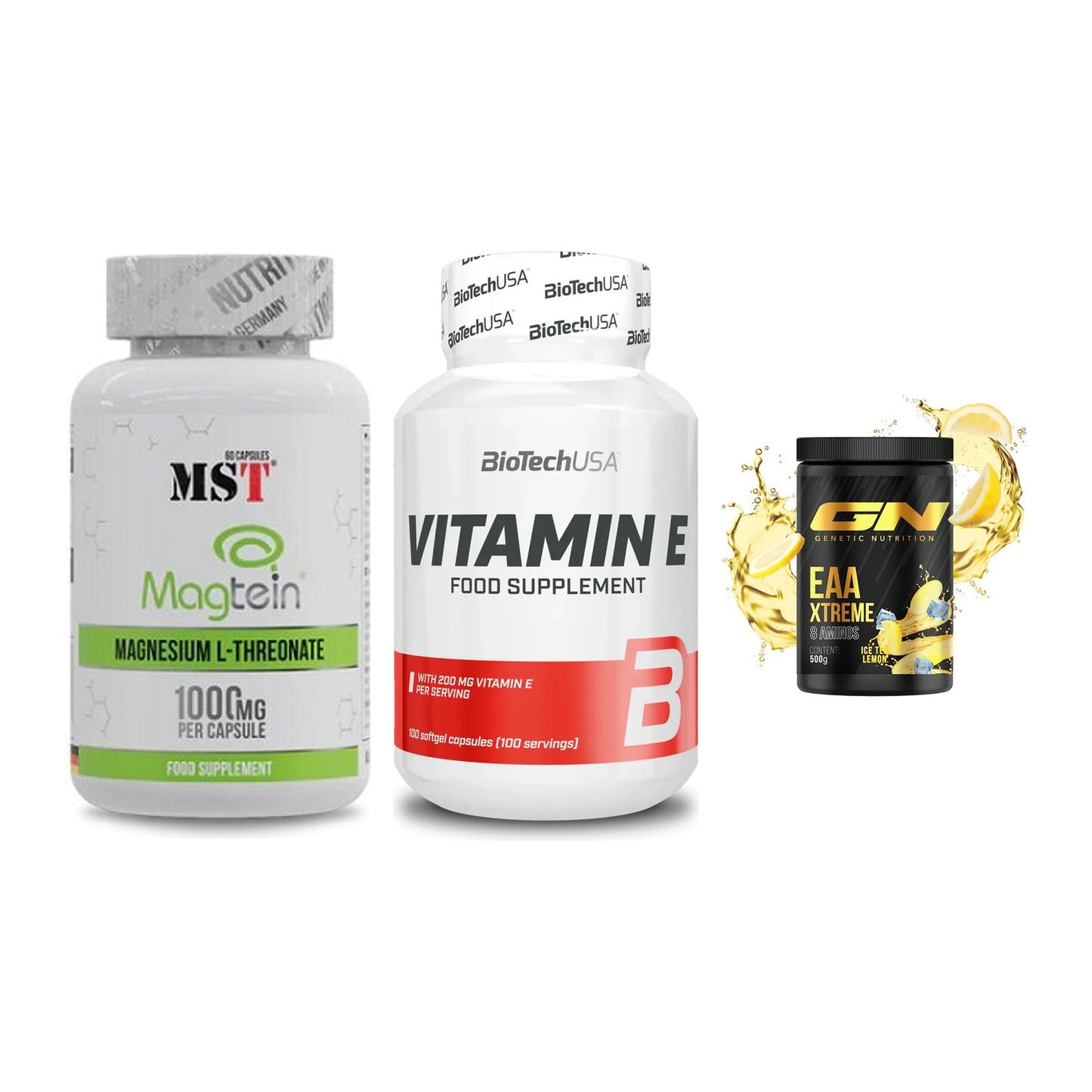 Ausdauer-Set: MST Magnesium + BioTech Vitamin + GN EAA Xtreme – alle enthaltenen Artikel