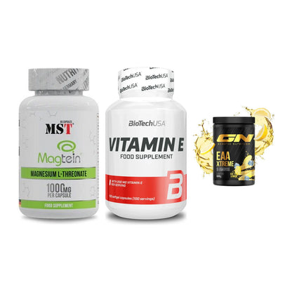 Ausdauer-Set: MST Magnesium + BioTech Vitamin + GN EAA Xtreme – alle enthaltenen Artikel