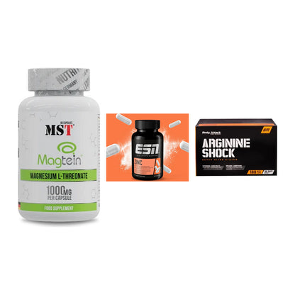 Ausdauer-Set: MST Magnesium + ESN Zinc + Body Attack – alle enthaltenen Artikel