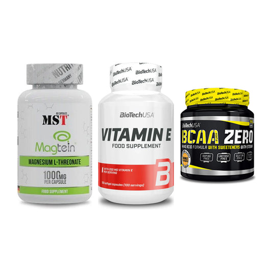Ausdauer-Set: MST Magnesium + BioTech Vitamin + BioTech BCAA – alle enthaltenen Artikel