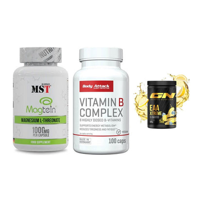 Ausdauer-Set: MST Magnesium + Body Attack + GN EAA Xtreme – alle enthaltenen Artikel