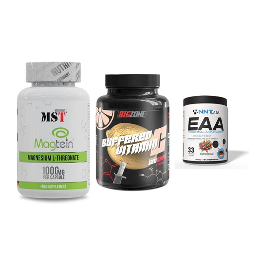 Ausdauer-Set: MST Magnesium + Big Zone Buffere + NNT EAA – alle enthaltenen Artikel