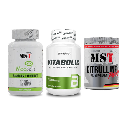 Ausdauer-Set: MST Magnesium + BioTech Vitaboli + MST Citrulline – alle enthaltenen Artikel