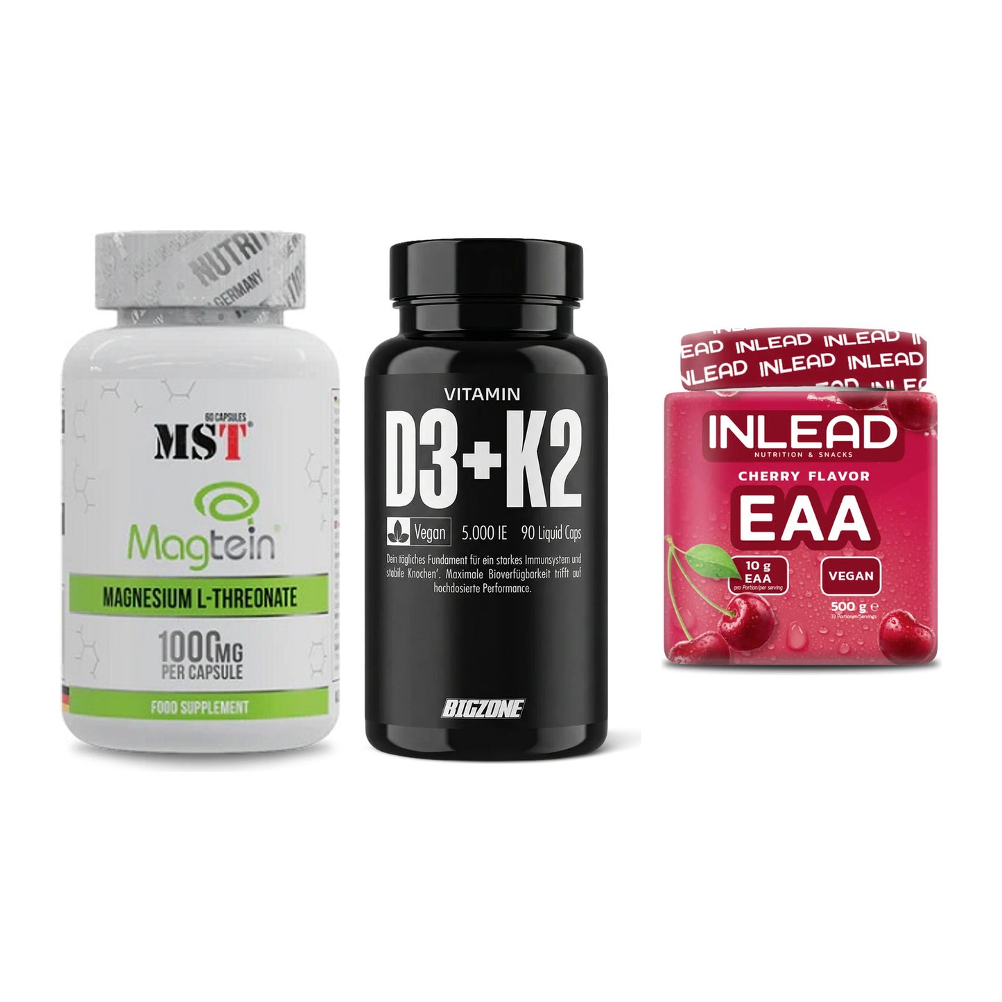 Ausdauer-Set: MST Magnesium + Big Zone Vitamin + INLEAD EAA – alle enthaltenen Artikel
