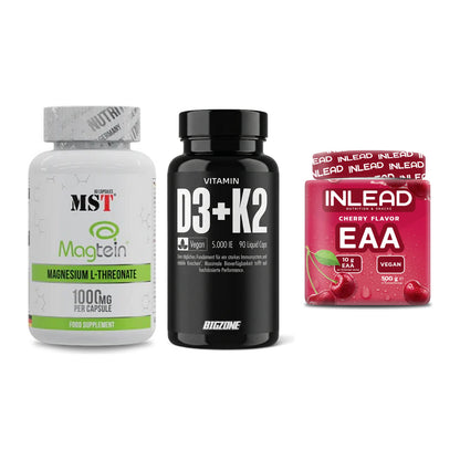 Ausdauer-Set: MST Magnesium + Big Zone Vitamin + INLEAD EAA – alle enthaltenen Artikel