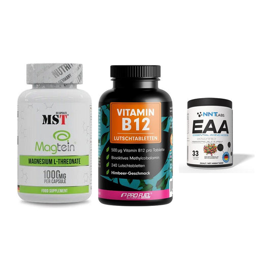 Ausdauer-Set: MST Magnesium + ProFuel Vitamin + NNT EAA – alle enthaltenen Artikel