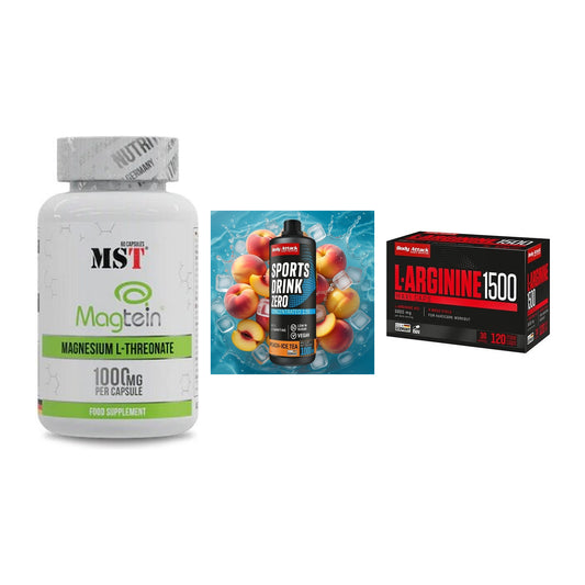 Ausdauer-Set: MST Magnesium + Body Attack Sports + 1 weitere – alle enthaltenen Artikel