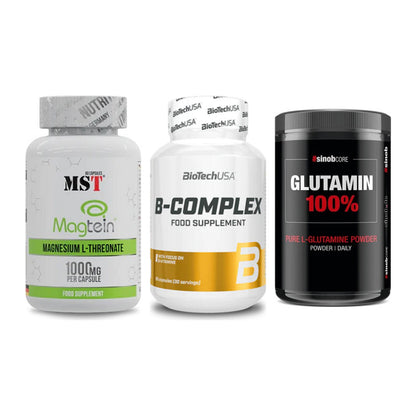 Ausdauer-Set: MST Magnesium + BioTech B + Sinob Core – alle enthaltenen Artikel