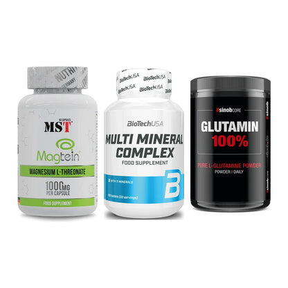 Ausdauer-Set: MST Magnesium + BioTech Multi + Sinob Core – alle enthaltenen Artikel