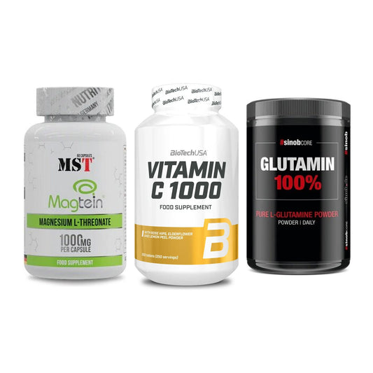 Ausdauer-Set: MST Magnesium + BioTech Vitamin + Sinob Core – alle enthaltenen Artikel