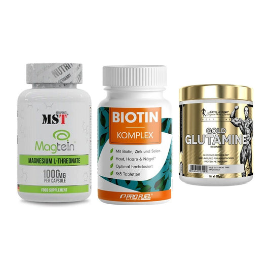 Ausdauer-Set: MST Magnesium + ProFuel BIOTIN + Kevin Levrone – alle enthaltenen Artikel