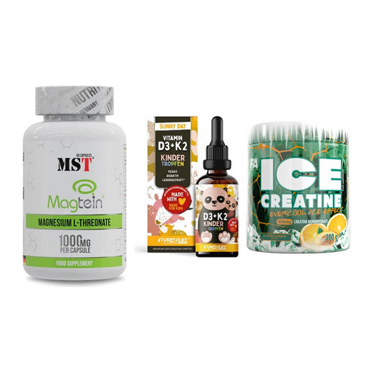 Ausdauer-Set: MST Magnesium + ProFuel VITAMIN + FA Nutrition ICE – alle enthaltenen Artikel