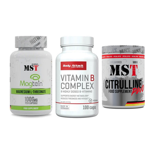 Ausdauer-Set: MST Magnesium + Body Attack + MST Citrulline – alle enthaltenen Artikel