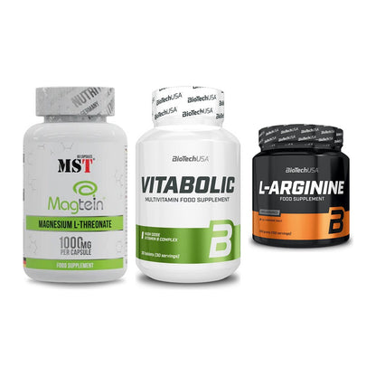 Ausdauer-Set: MST Magnesium + BioTech Vitaboli + BioTech L-Argini – alle enthaltenen Artikel