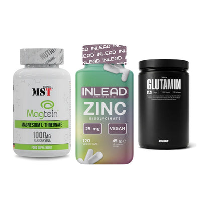 Ausdauer-Set: MST Magnesium + INLEAD Zink + Big Zone Glutami – alle enthaltenen Artikel