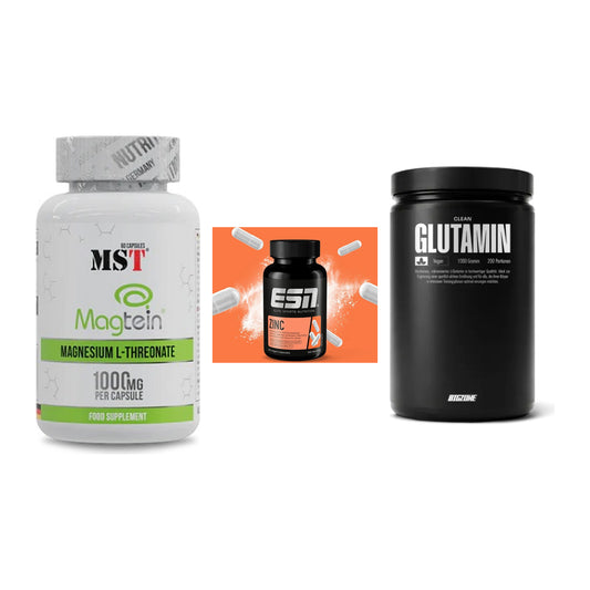 Ausdauer-Set: MST Magnesium + ESN Zinc + Big Zone Glutami – alle enthaltenen Artikel