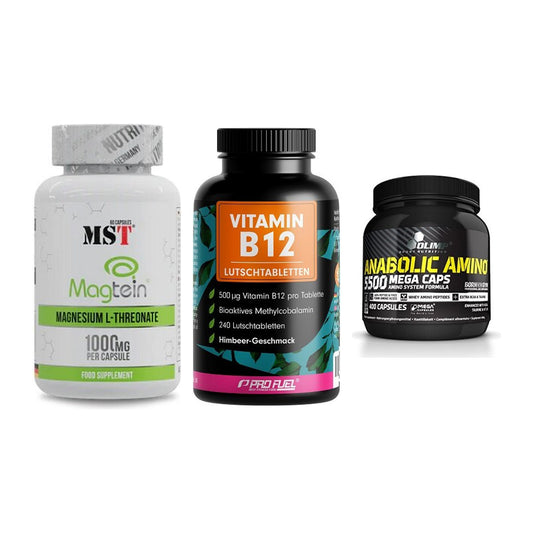 Ausdauer-Set: MST Magnesium + ProFuel Vitamin + Olimp Anabolic – alle enthaltenen Artikel