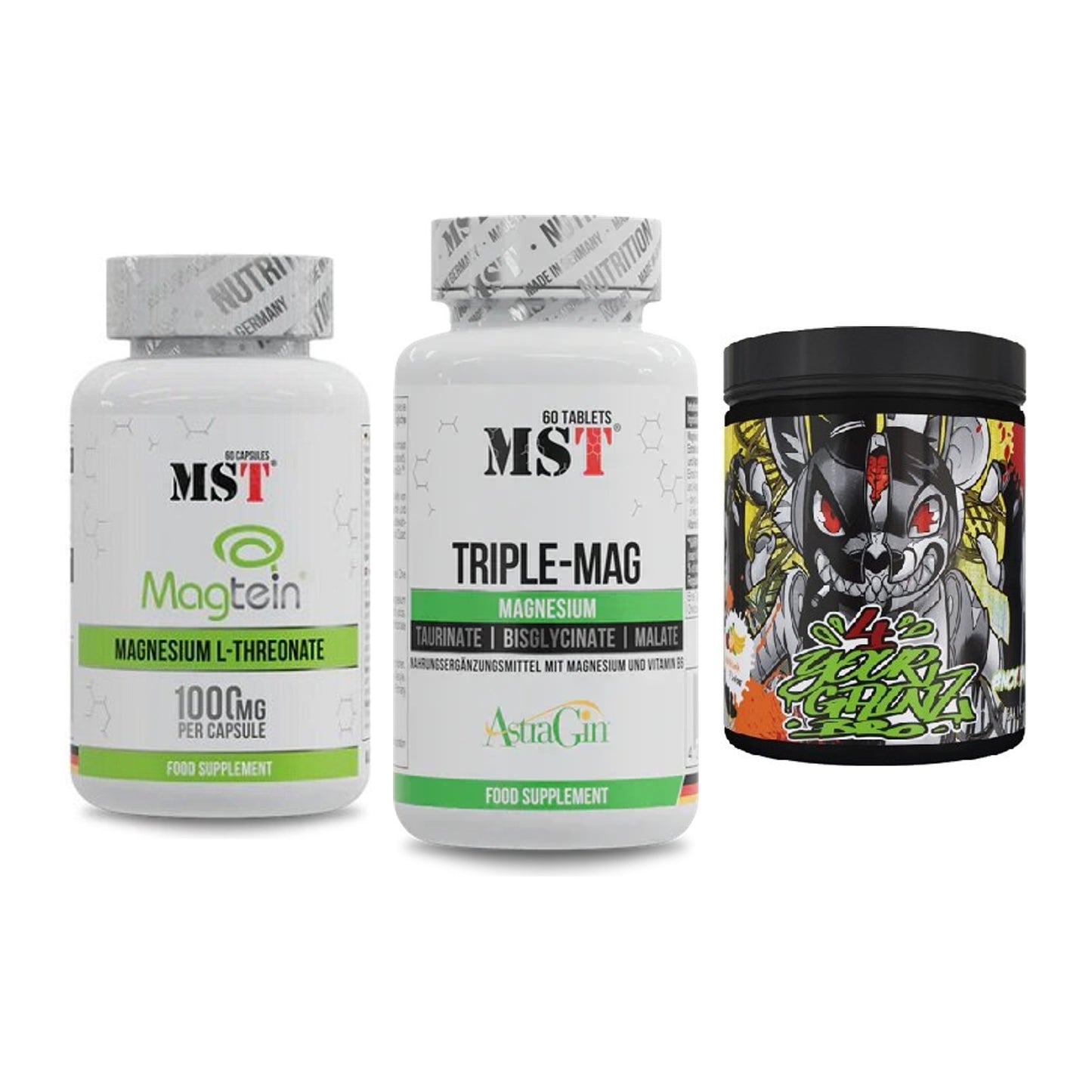 Ausdauer-Set: MST Magnesium + MST Tripple Mag + BPS-Pharma EAA´s – alle enthaltenen Artikel