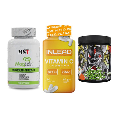 Ausdauer-Set: MST Magnesium + INLEAD Vitamin C + BPS-Pharma EAA´s – alle enthaltenen Artikel