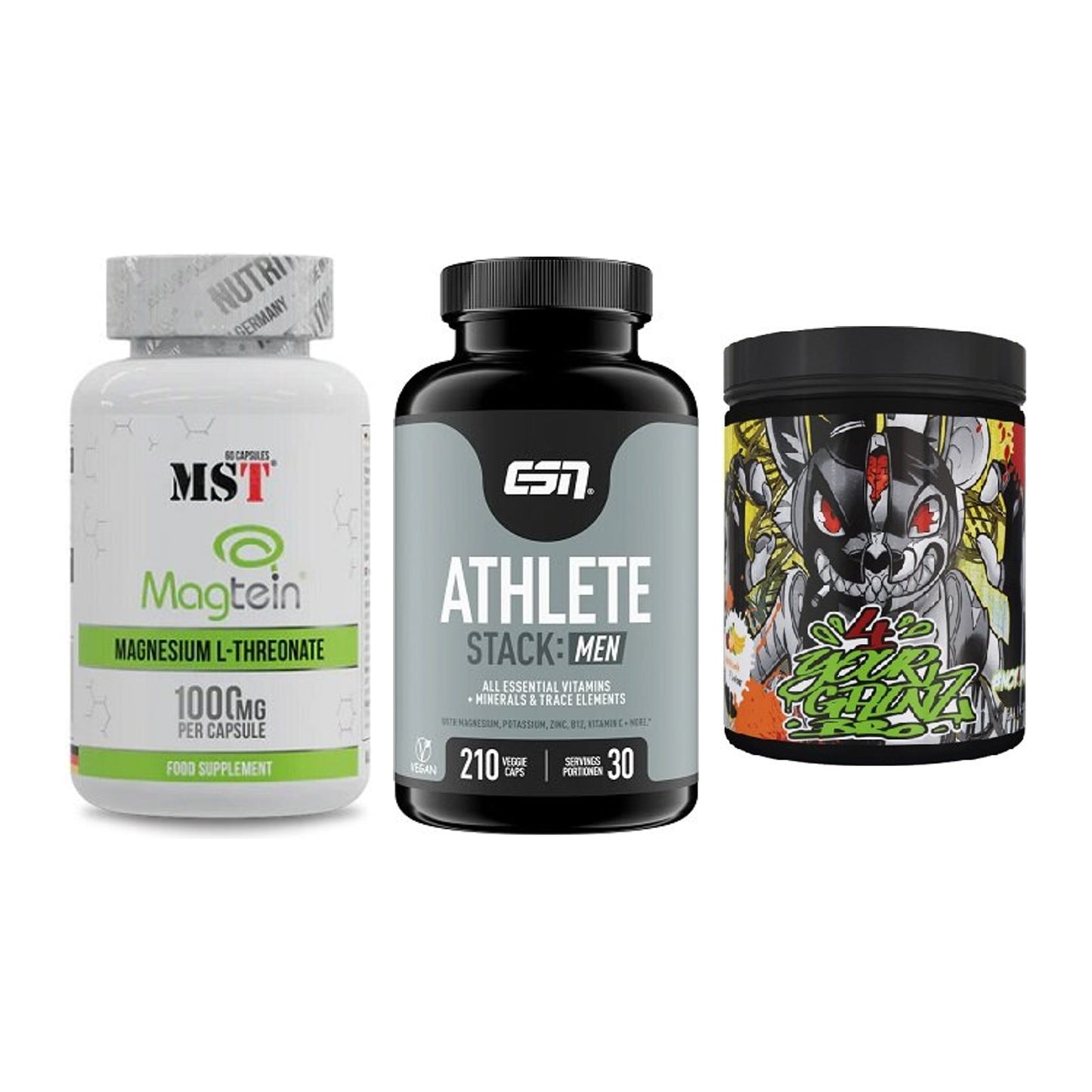 Ausdauer-Set: MST Magnesium + ESN Athlete + BPS-Pharma EAA´s – alle enthaltenen Artikel