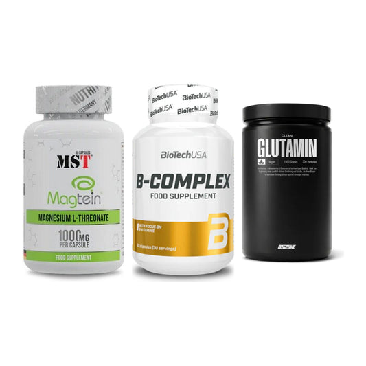 Ausdauer-Set: MST Magnesium + BioTech B + Big Zone Glutami – alle enthaltenen Artikel