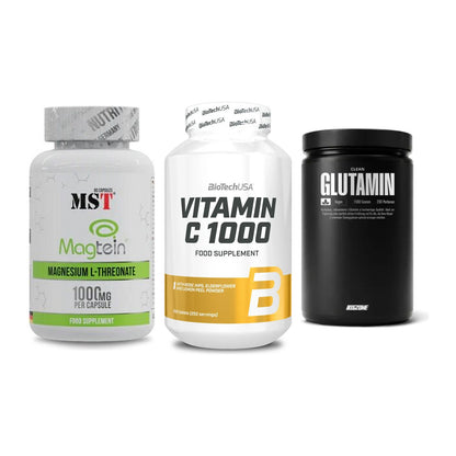 Ausdauer-Set: MST Magnesium + BioTech Vitamin + Big Zone Glutami – alle enthaltenen Artikel