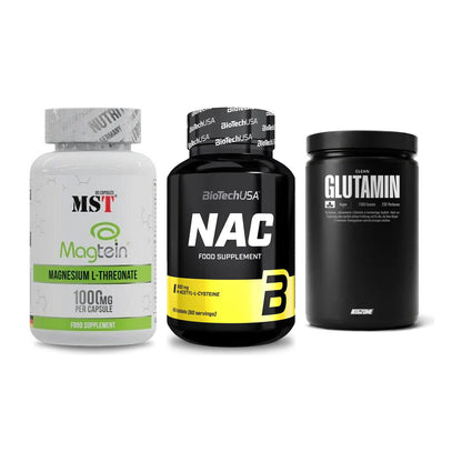 Ausdauer-Set: MST Magnesium + BioTech NAC + Big Zone Glutami – alle enthaltenen Artikel