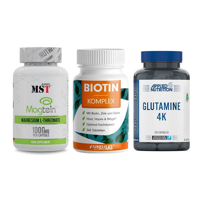 Ausdauer-Set: MST Magnesium + ProFuel BIOTIN + Applied Nutritio – alle enthaltenen Artikel
