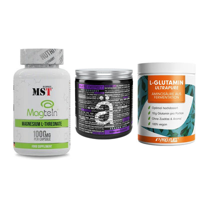 Ausdauer-Set: MST Magnesium + Nanosupps Hype + ProFuel Glutamin – alle enthaltenen Artikel