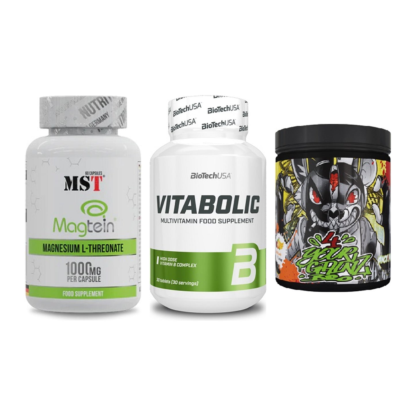 Ausdauer-Set: MST Magnesium + BioTech Vitaboli + BPS-Pharma EAA´s – alle enthaltenen Artikel