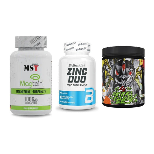 Ausdauer-Set: MST Magnesium + BioTech Zinc Duo + BPS-Pharma EAA´s – alle enthaltenen Artikel