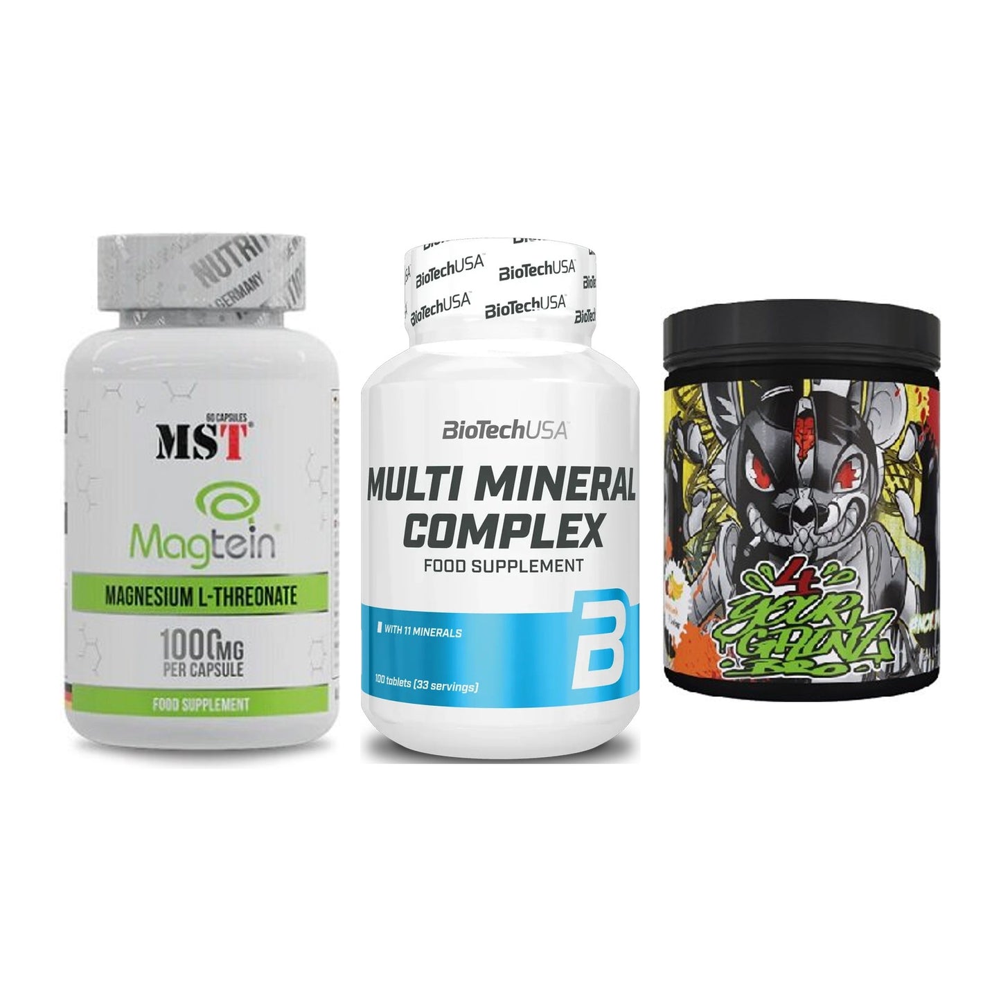 Ausdauer-Set: MST Magnesium + BioTech Multi + BPS-Pharma EAA´s – alle enthaltenen Artikel
