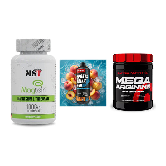 Ausdauer-Set: MST Magnesium + Body Attack + Scitec Mega – alle enthaltenen Artikel
