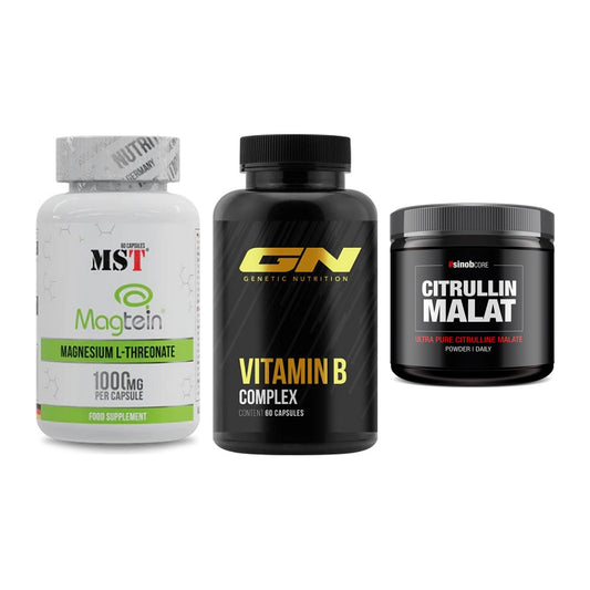 Ausdauer-Set: MST Magnesium + GN Vitamin + Sinob Core – alle enthaltenen Artikel