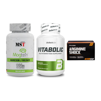 Ausdauer-Set: MST Magnesium + BioTech Vitaboli + Body Attack – alle enthaltenen Artikel