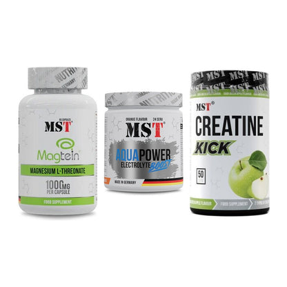 Ausdauer-Set: MST Magnesium + MST Aqua Power + MST Creatine – alle enthaltenen Artikel
