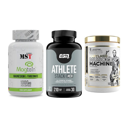 Ausdauer-Set: MST Magnesium + ESN Athlete + Kevin Levrone – alle enthaltenen Artikel